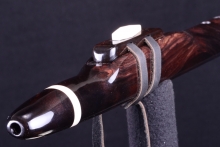 African Blackwood  Native American Flute, Minor, Mid F#-4, #H36K